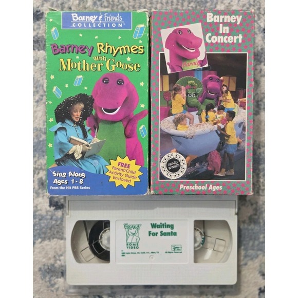 Other - Barney and Friends VHS Tape Lot of‎ 3 Bundle Kids Educational Video Movie